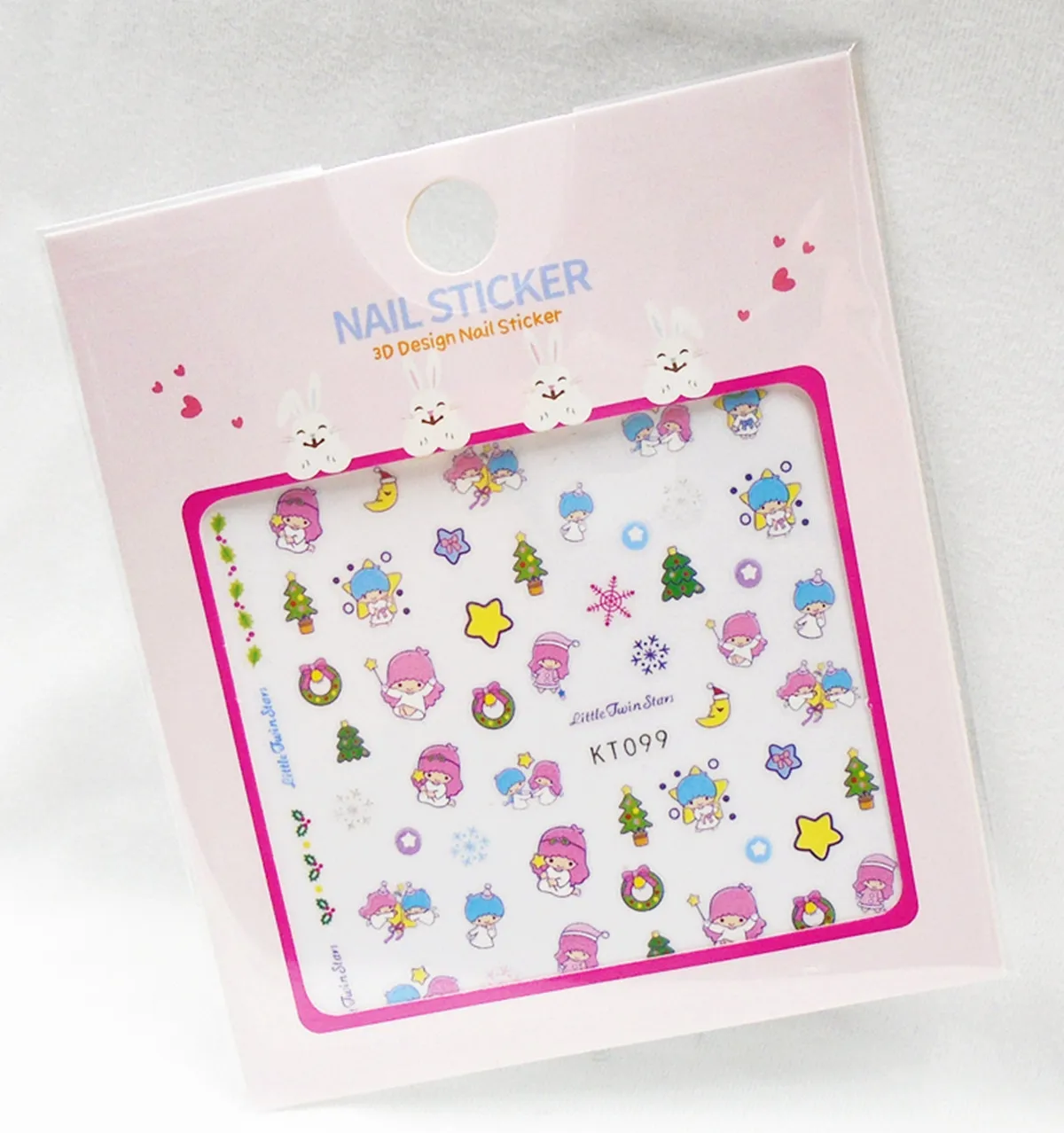 Kt091-105 стиль Chibi Maruko мультфильм кролик наклейки для ногтей