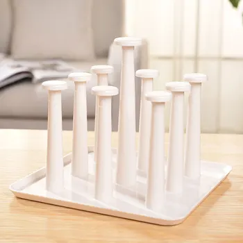 

Drain Kitchen Tool Cup Holder Bar Decor Home Eco-friendly Bracket Wine Glass Storage Rack Organizer Accessories PS Cylinder