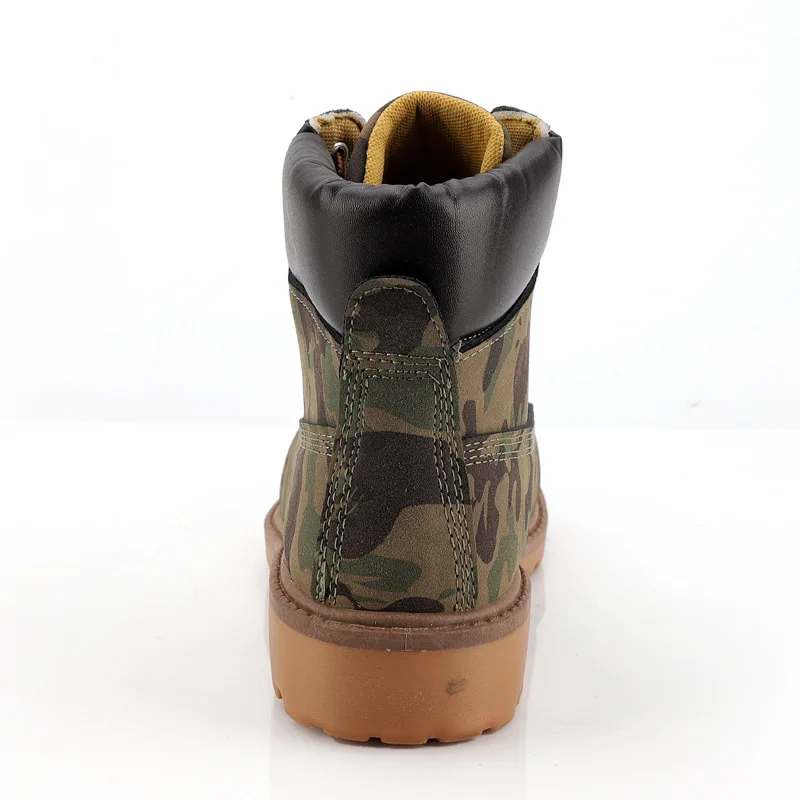 koovan men boots 2021 new Martin boots PU leather men's shoes high top more leisure autumn boots wholesale