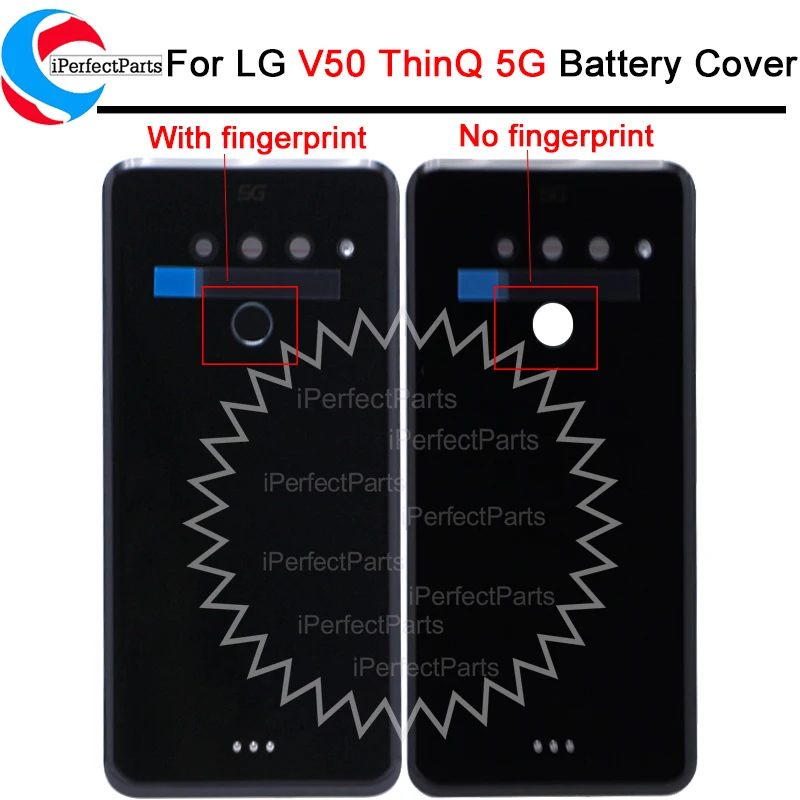 Чехол для LG V50 ThinQ 5G LM-V500 LM-V450PM задняя крышка для батареи Задняя панель для ремонта Запасная часть