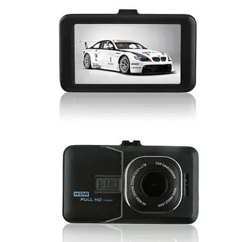 

3 Inches 1080P VGA DVR AVI Car Night Vision Driving Recorder Loop Recording Motion Detection Gravity Sensor 140 Degree Wide Angl