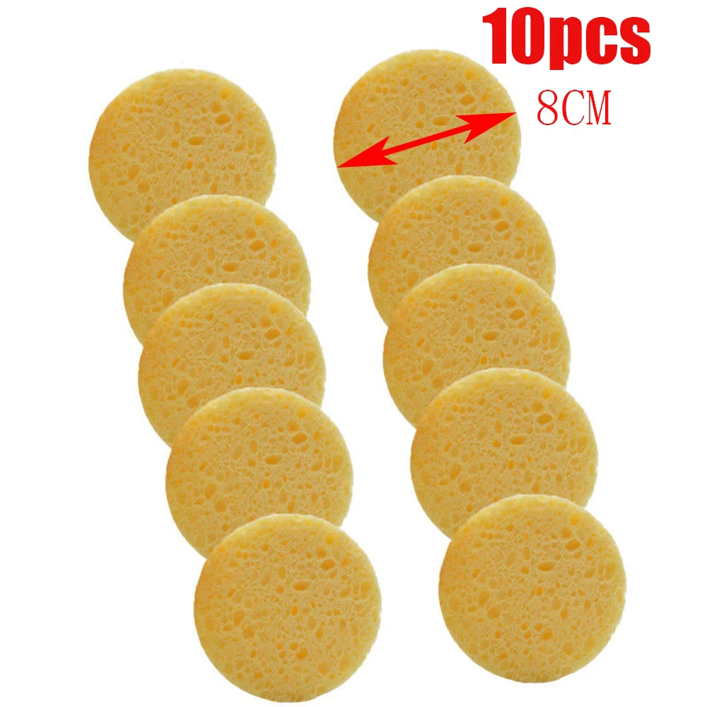 10PCS 8CM 1/4/5/6/8/12 шт./компл. многоразовый мешок из бамбукового волокна; моющиеся патронов колодки средство для снятия макияжа с ватными тампонами Очищающая Подушечка Для лица инструмент - Цвет: 10PCS 8CM