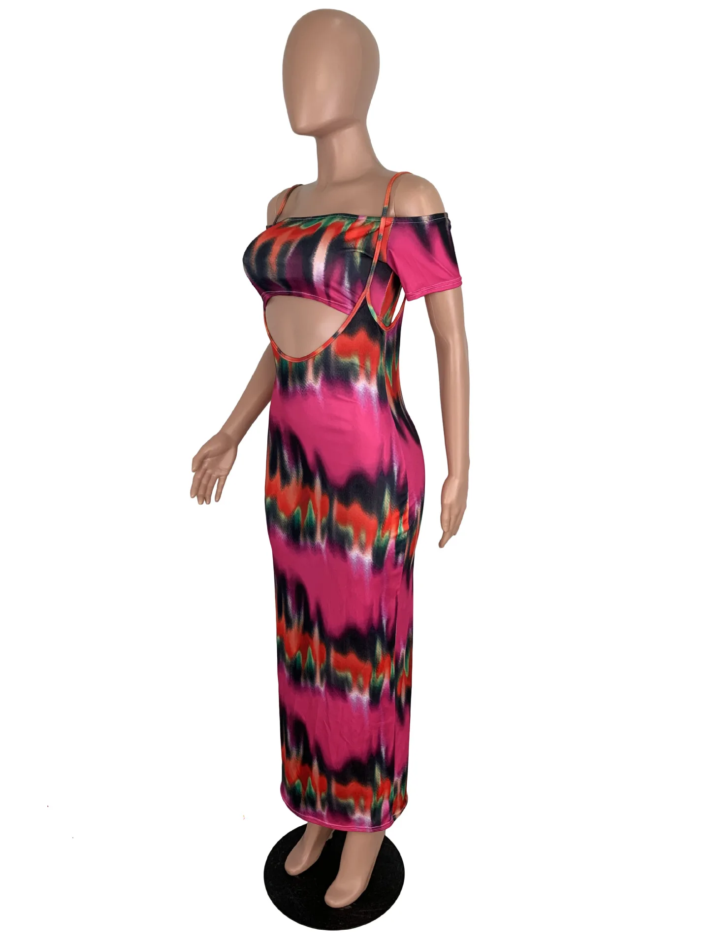 玫红色实拍侧面