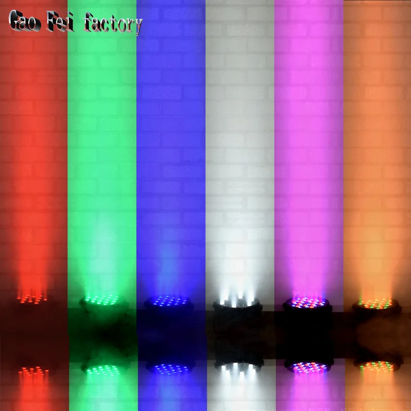 Led Par Can 54X3W RGBW Led Par Light DMX контроллер вечерние для дискотеки, клуба