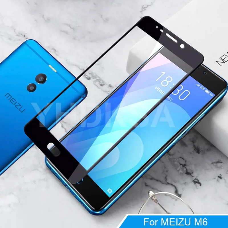 9D полное покрытие из закаленного стекла для Meizu M8 Lite M8 M6 M5 Note M6S M6T M5S M5C V8 Pro Защитная пленка для экрана
