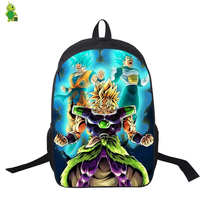 Dragon Ball Супер Broly рюкзак с Гоку мультфильм школьные сумки для подростков девочек мальчиков ноутбук рюкзак для женщин мужчин Дорожная сумка на плечо - Цвет: 4