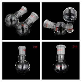 

50ML New Glass 1Pc Flask Single High Quality Round Bottom Neck Chemistry Boiling Flask 24/29 19/26 1-neck