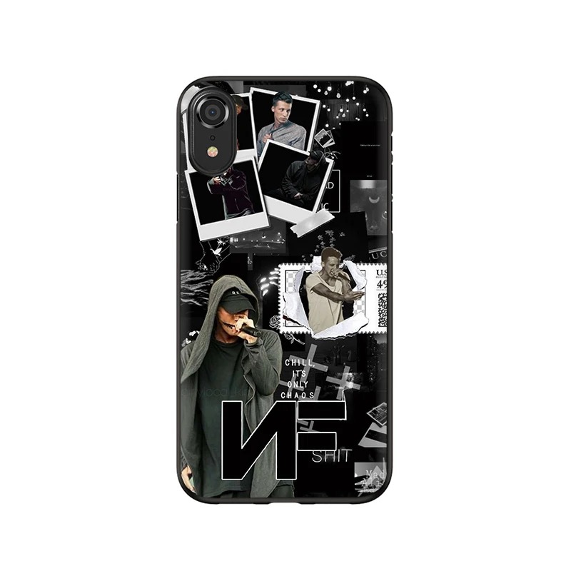 Мягкий чехол для телефона Pop NF Rapper чехол для iPhone 5 5S SE 6 6S Plus 7 8 Plus X XS XR XS 11 Pro Max - Цвет: B7