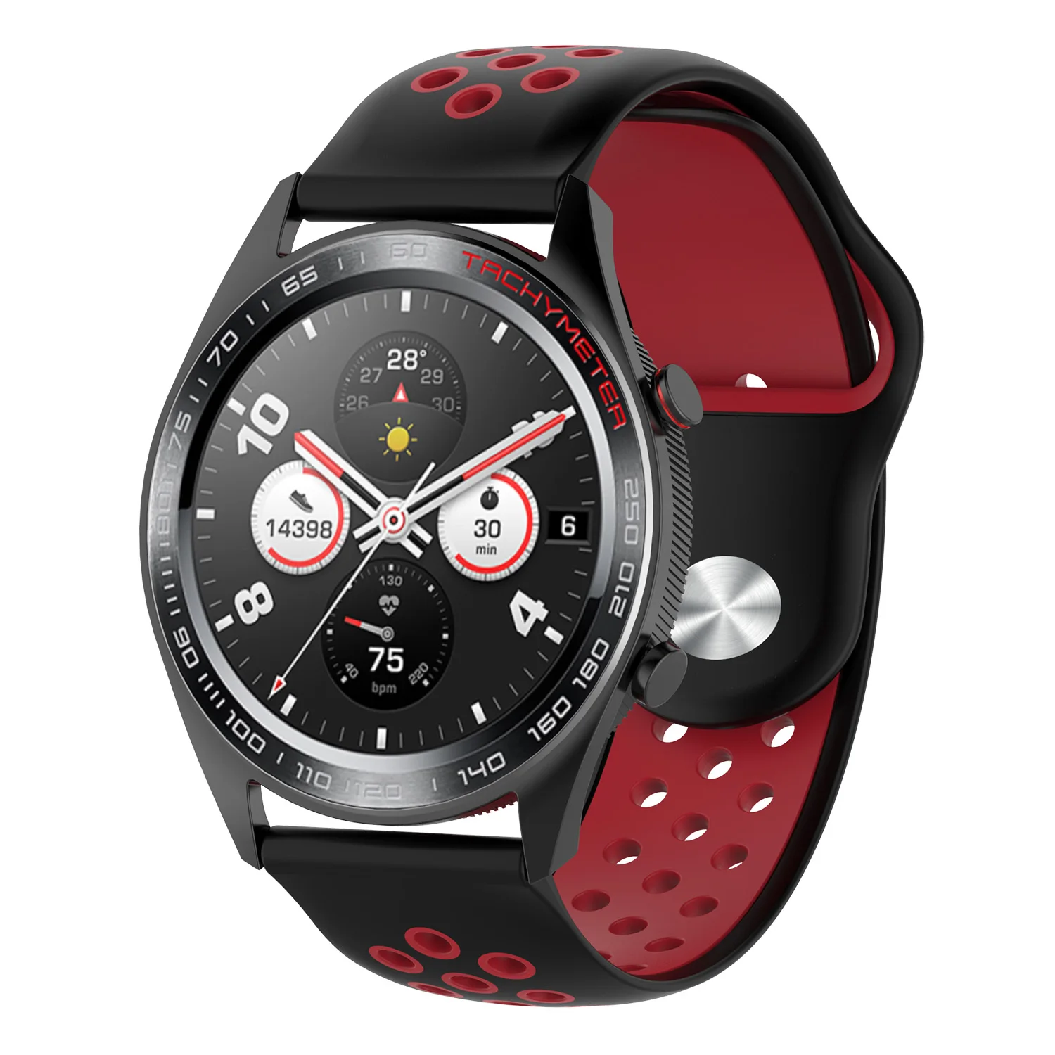 22 мм ремешок для часов Силиконовый ремешок для huawei Honor Magic AMAZFIT 2 samsung gear S3 Pebble Time Ticwatch браслет
