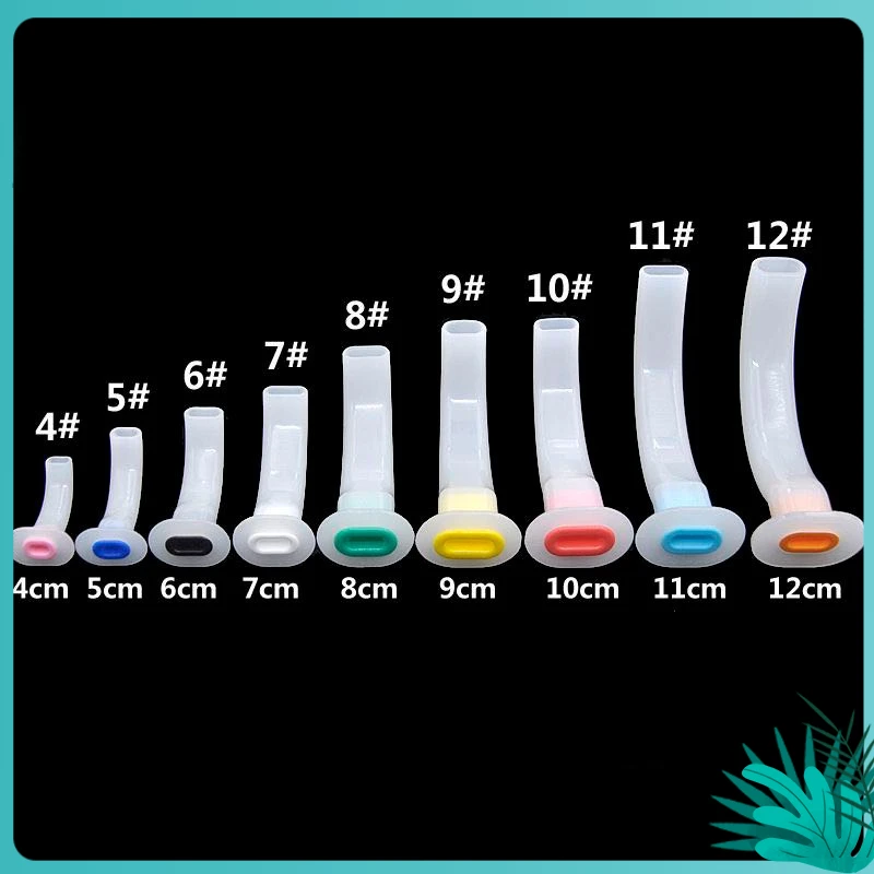 8pcs/lot Oropharyngeal Nasopharyngeal Airway Tube Medical Guedel Airway