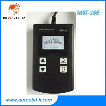 

Brand New 2019 Automotive Battery Tester MST-168-V Automotive Charging System Test Tool for CCA CCA IEC EN JIS Battery Type