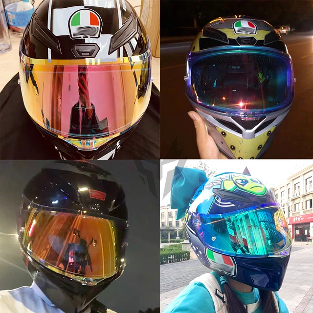 Helmet Visor Lens for AGV K1 K5 K3SV Motorcycle Helmet Shield Parts Glasses  Full Face Motorbike Helmet Lens - AliExpress