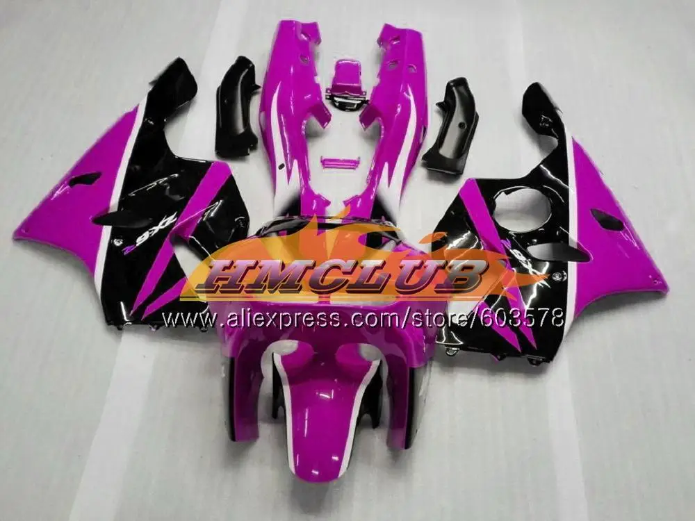 Корпус для KAWASAKI ZX 636 600CC ZX-636 ZX6R 94 95 96 97 104CL. 26 белые west ZX636 ZX-6R ZX600 ZX 6R 1994 1995 1996 1997 обтекатель - Цвет: No. 22 Rose