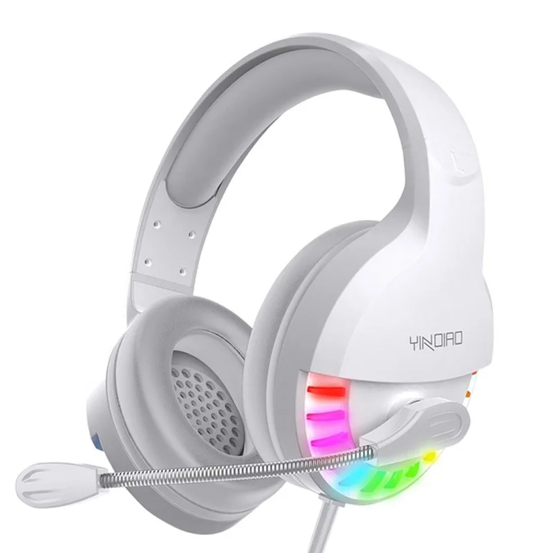 Wired Gaming Headset HiFi Pro Stereo LED Gamer Headphone Bass Surround Headphones with Noise Cancelling Mic gamer accessories
