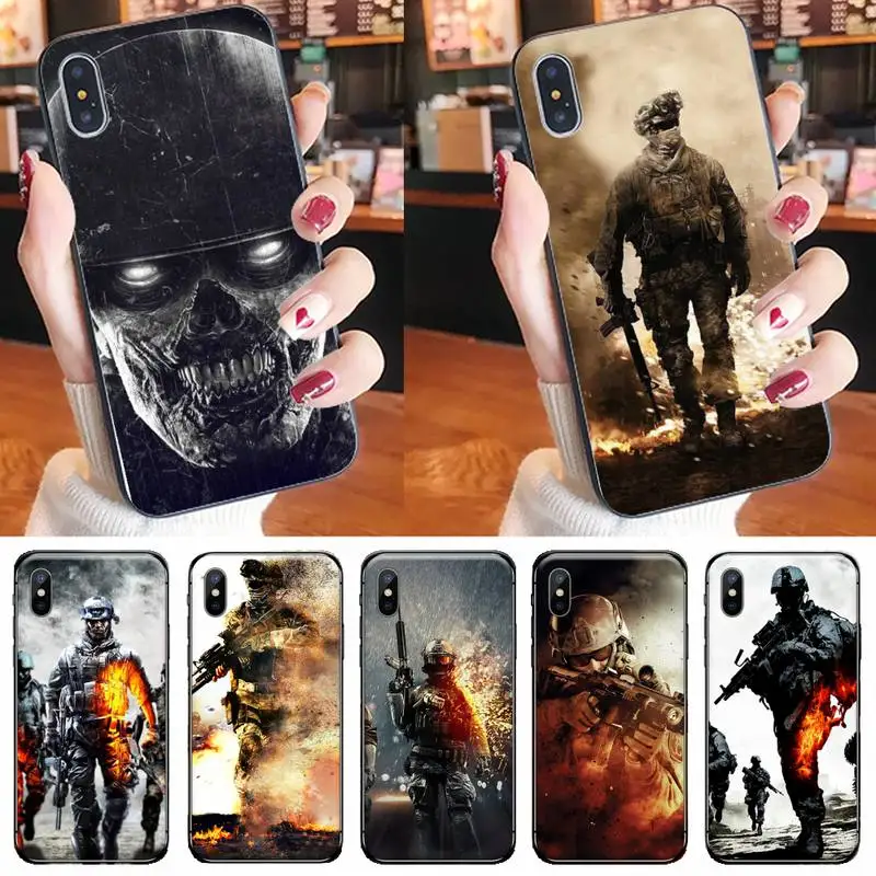 

Battle Army Soldiers First-rate Phone Case for iPhone 11 12 pro XS MAX 8 7 6 6S Plus X 5S SE 2020 XR