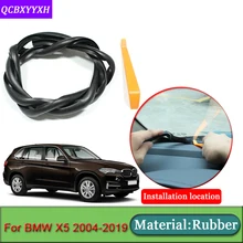 Автомобильный Стайлинг для BMW X5 2004- резиновые анти-звуконепроницаемые не пропускающие шума пылезащитные панели автомобиля Лобовое стекло уплотнительные полосы автомобильные аксессуары