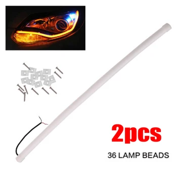 

Turn Light bar​ Signal 2x 45cm LED Switchback Tube Light Amber Sequential
