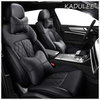 

KADULEE Custom Leather car seat covers For Renault Kadjar Koleos Megane II Laguna Latitude Fluence Scenic Captur Talisman cover