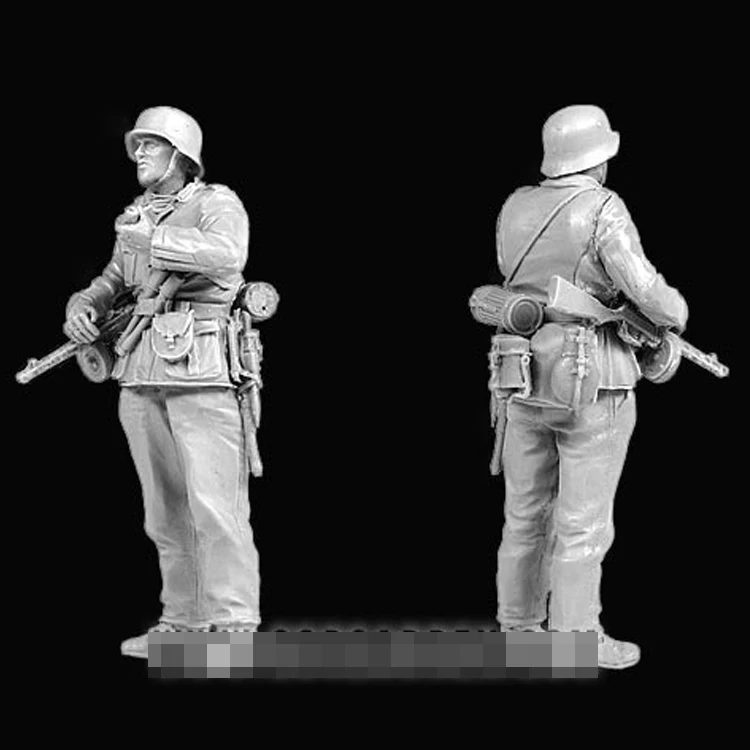 1/35 Солдат Второй мировой войны, фигурки из смолы GK, солдатская военная тема Второй мировой войны в разобранном и неокрашенном комплекте