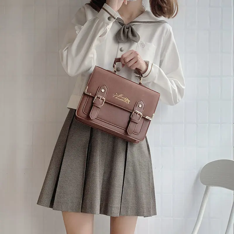 2022 Lolita bag Japanese school Uniforms Cute Ita bag Lolita JK SchoolBag for college Student Women Handbag Anime Shoulder Bag