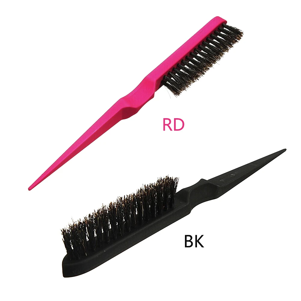 

Teasing Back Hair Salon Brush Tangle Combing Extension Slim Line Smooth Wig Comb Tools
