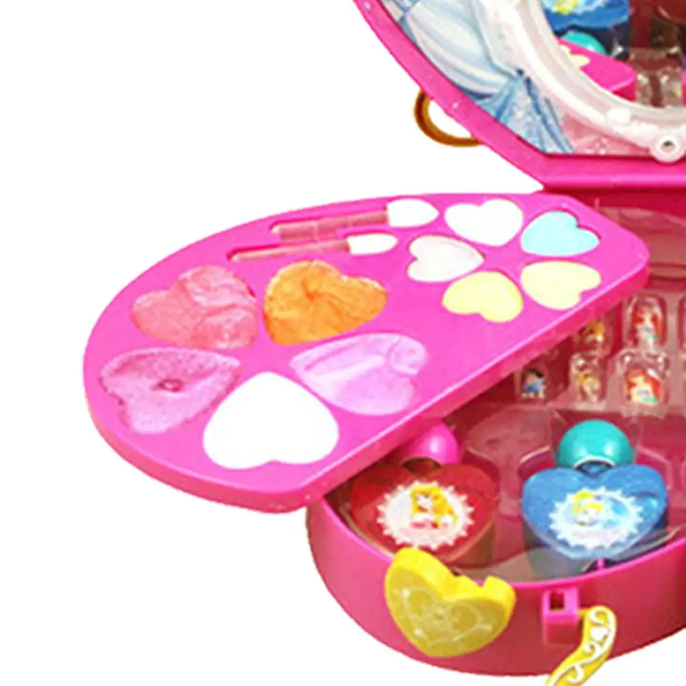 Child Makeup Kit Disney Princess Children's Makeup Toy Set Pretend Toy Girl Special Cosmetics Safe Nontoxic Makeup Box GirlHouse