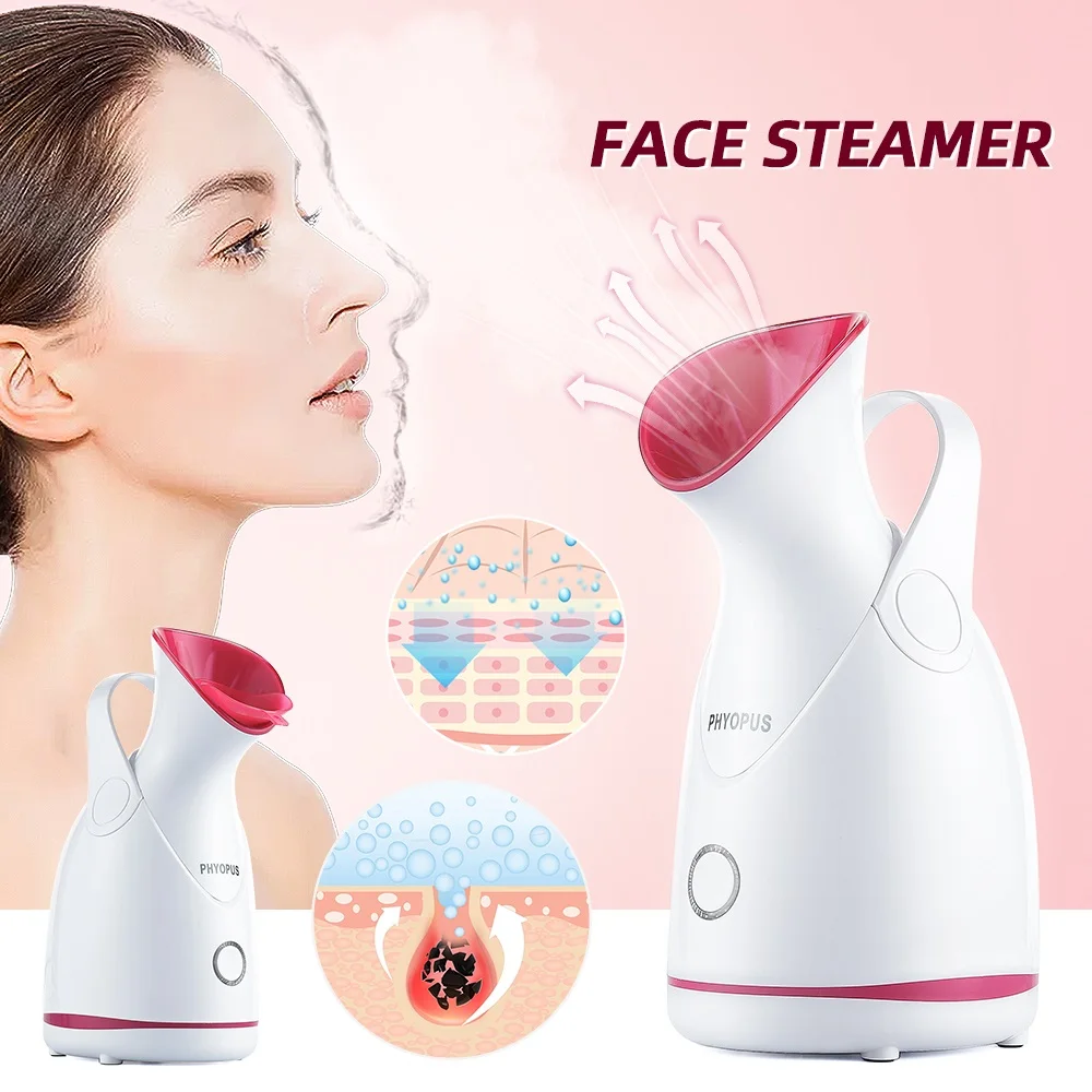 Vaporizador facial Nano vapor, pulverizador de calentamiento de compresa caliente, Humidificador hidratante de la piel, limpieza profunda de poros, nebulizador de hidratación de agua