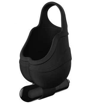 Men Penis Testicle Massager Vibrator Testis Scrotum Stretcher Ball Bag Silicone Male Delay Ejaculation Ring Sex Toys For Man 6