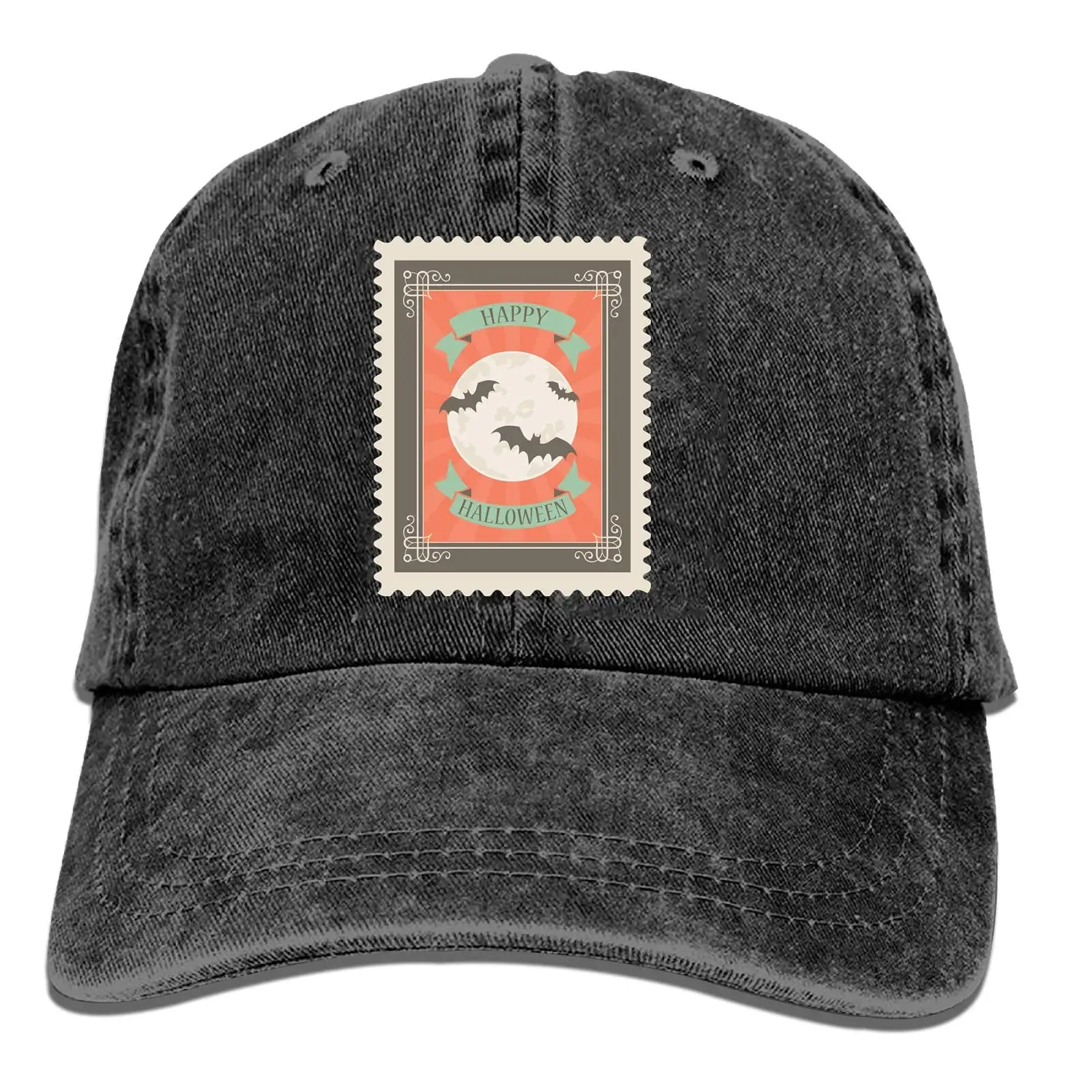 ВИНТАЖНАЯ ДЖИНСОВАЯ бейсболка с привидениями для мужчин и женщин