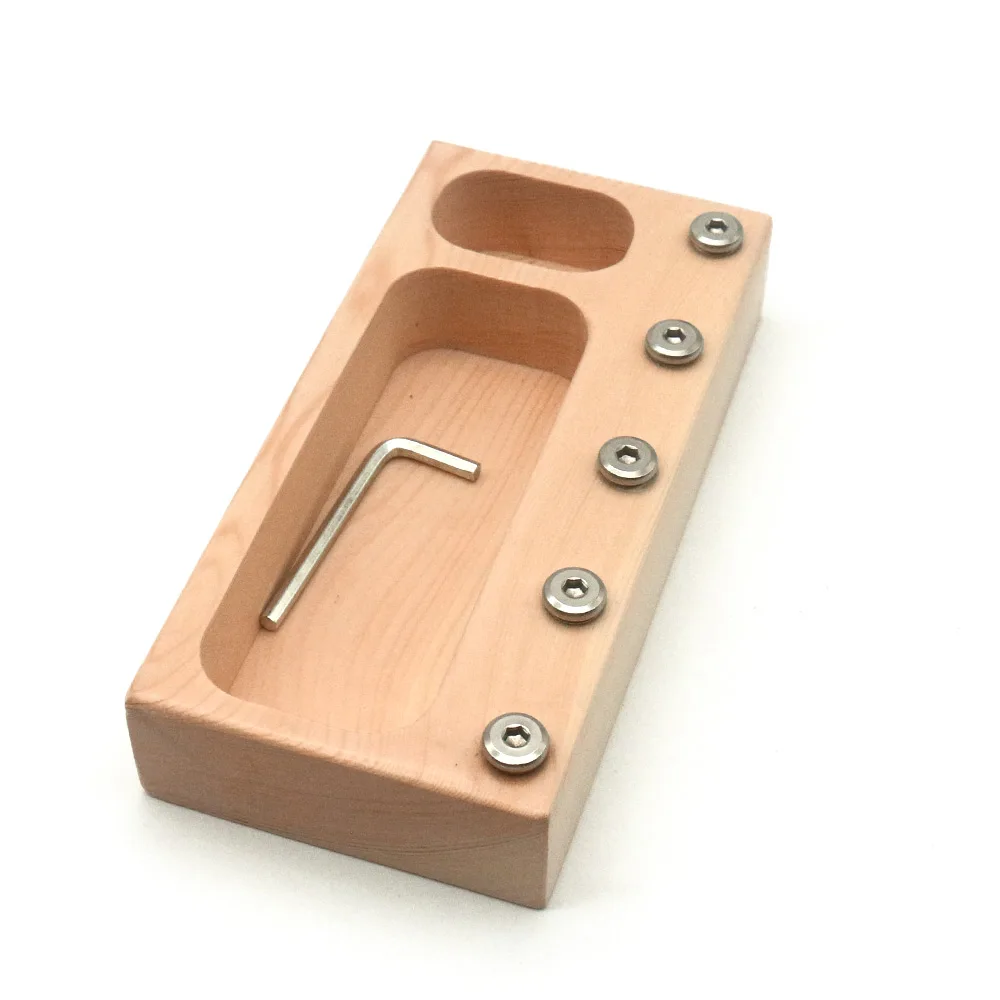 Wooden Montessori Screw Driver Board Basic Skills Bead Game Mentssori Educational Learning Toys for Child Birthday Gifts J2664Y