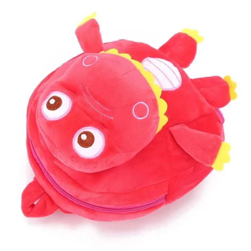 1-3Y Soft Mini Schoolbag for Kindergarten Student Plush Cartoon Frog Shape School Bag Backpacks Cute Satchel