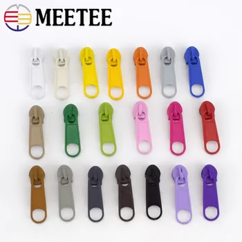 

100Pcs Eco-friendly 3# Zipper Sliders For Nylon Zipper Bags Quilt Cover Zipper Head Pulls Zip Repair Kits DIY Sewing Accessories