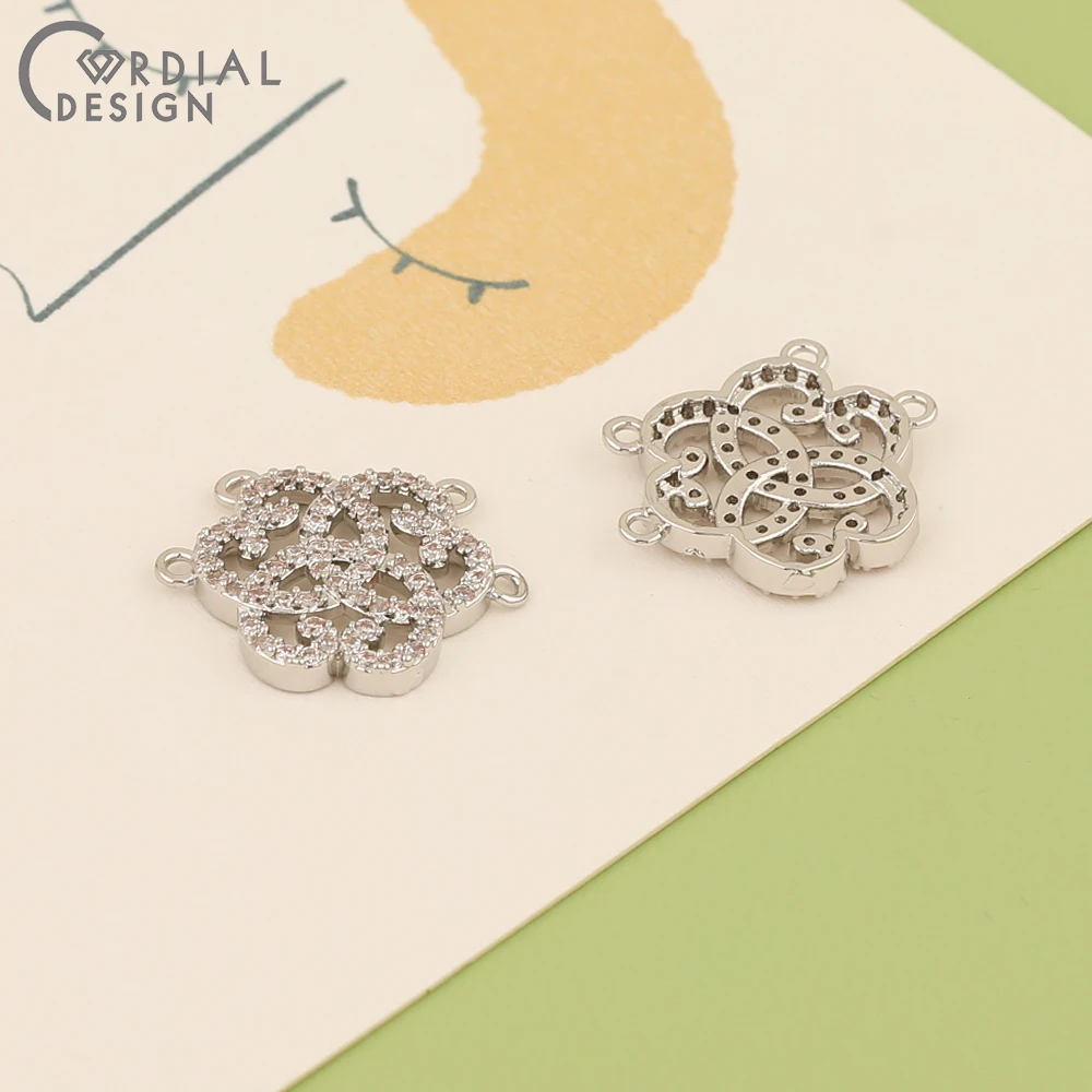 Cordial Design 30Pcs 15*20MM Earrings Pendant/Flower Shape/DIY Making/Jewelry Accessories/Hand Made/Jewelry Findings Components - cordial