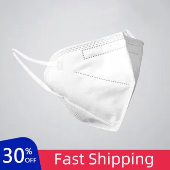 

In Stock 4-ply Masks Protective Safety Face Mouth Mask Disposable Respirators Anti-fog Dustproof Masken Mascarillas Masques