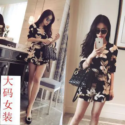 

Slimming Large GIRL'S Plus-sized Large Size Dress Sexy Clothes Fat M Europe And America Beach Skirt Dress