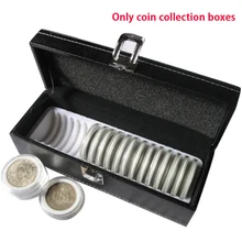 Держатель для монет практичная прочная Пылезащитная прямоугольная пряжка из искусственной кожи простой домашний защитный чехол для плиты портативная коробка для хранения