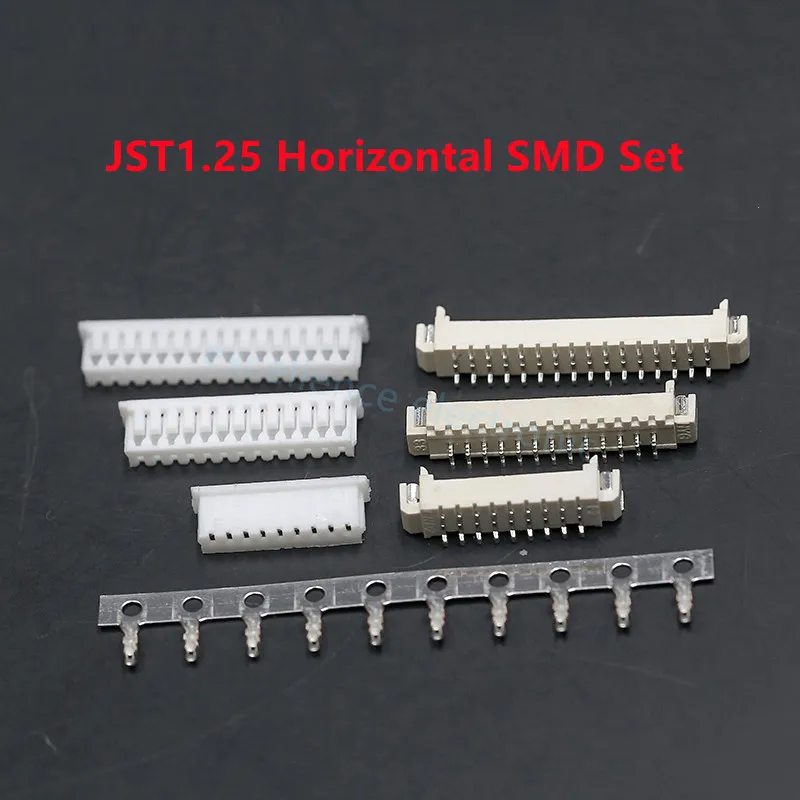 10sets SH1.0 JST1.25 PH2.0 XH2.54 SH/JST/ZH/PH/XH Horizontal / Vertical SMD Pin Header + Housing + Terminal Set 2.54mm