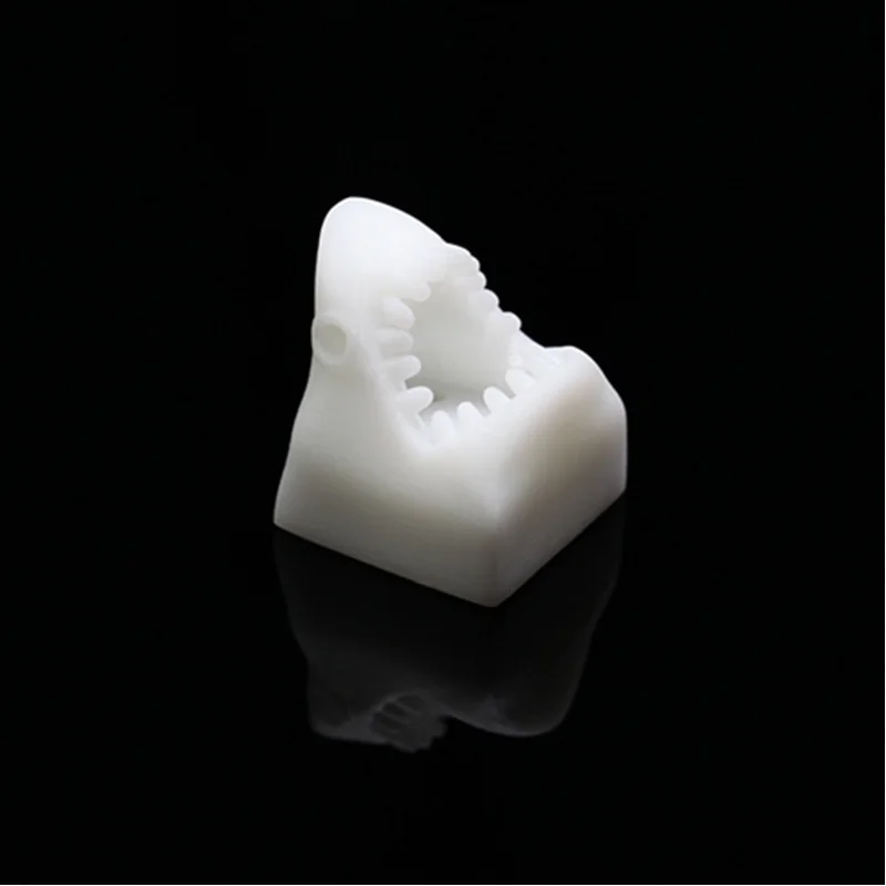 Колпачки для ключей большая белая акула форма высокая точность 3d печать механическая клавиатура индивидуальный светильник Keycap Подсветка клавиатуры DIY - Цвет: white