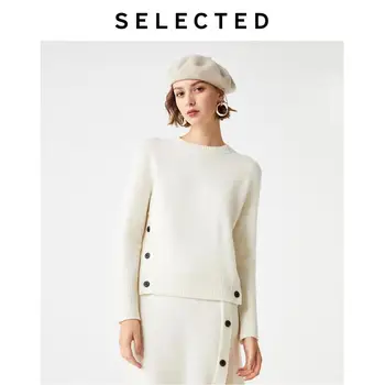 

SELECTED Women's Stretch Woolen Knit Loose Wool Sweater S|419413502