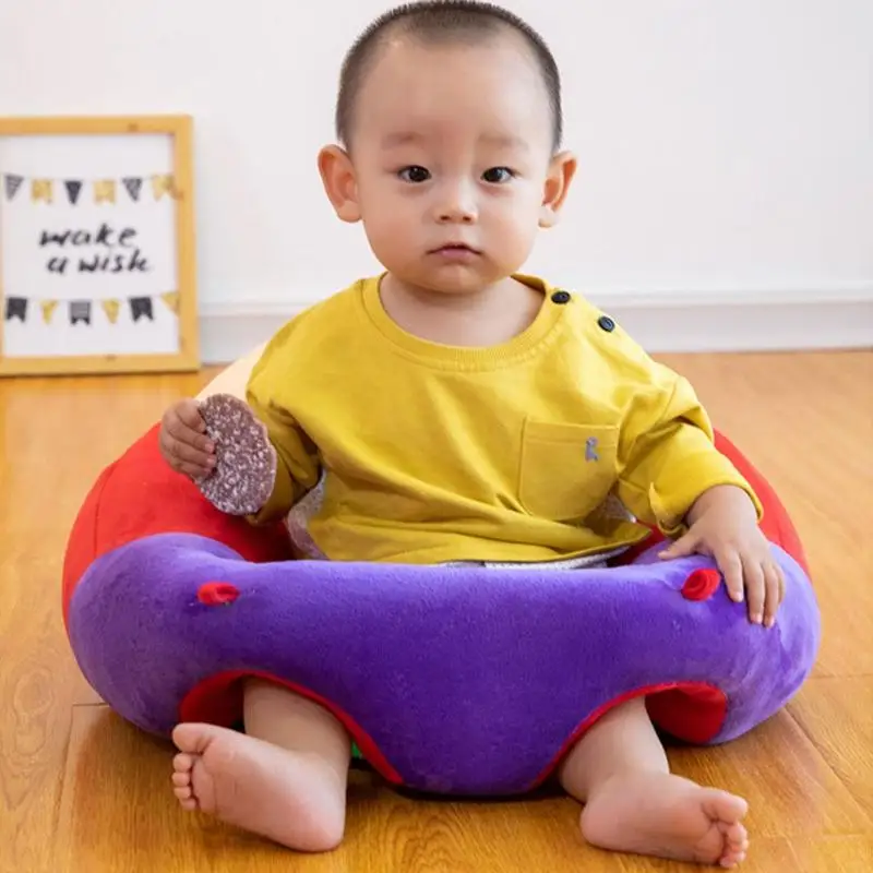 Baby Seats Cartoon Animal Plush Filler Cushion Sofa Infants Car Travel Sit Feeding Support for Children Sit Trainer Dropshipping