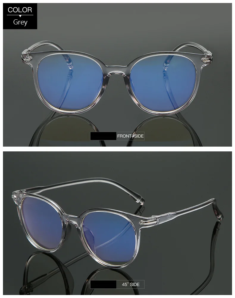 RBENN новые женские очки, оправа для мужчин, синий светильник, блокирующие очки, круглые прозрачные линзы, очки, оптическая оправа для очков UV400