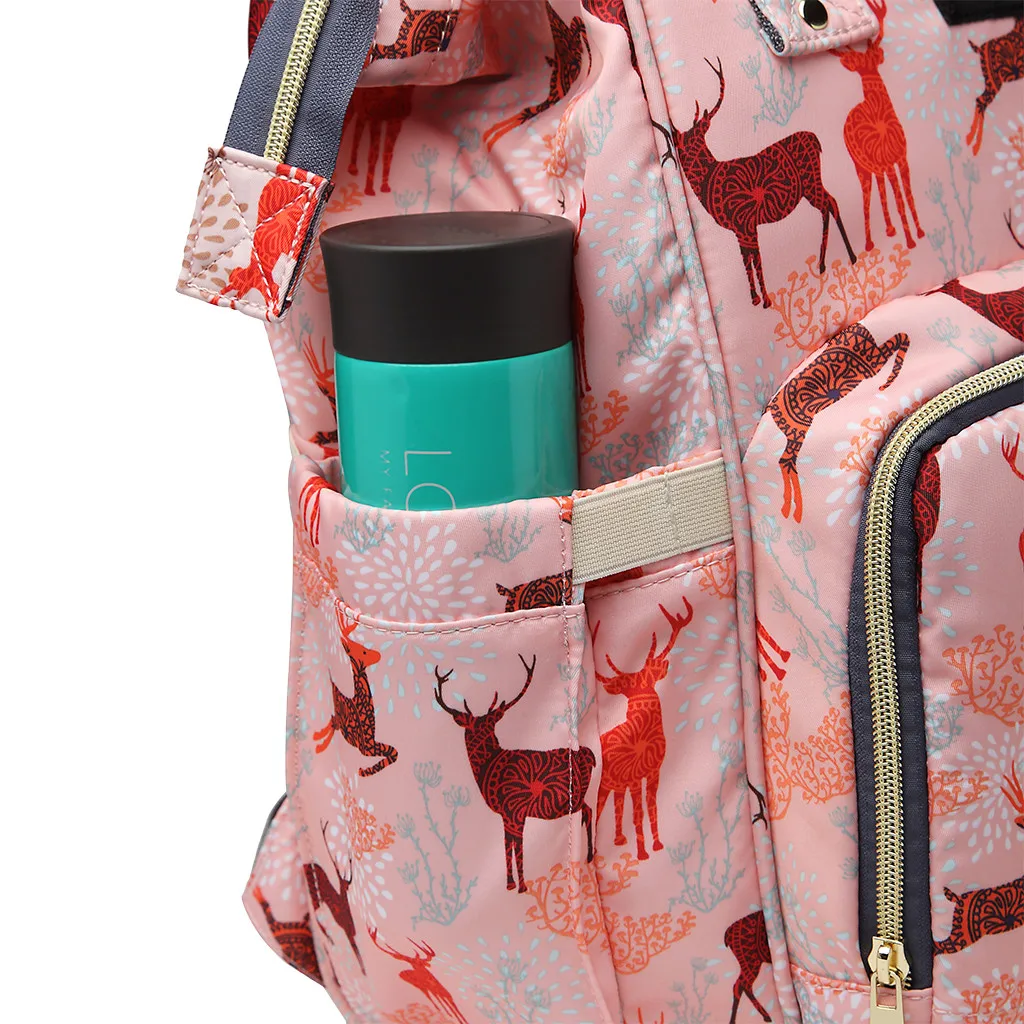 New Hot Mummy Maternity Nappy Bag Large Capacity Nappy Bag Travel Backpack Nursing Bags for Baby Care Women's Fashion Bag@40