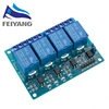 10pcs 4 channel relay module 4-channel relay control board with optocoupler. Relay Output 4 way relay module ► Photo 1/3