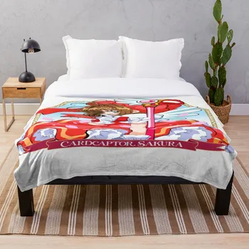 

Card Captor Sakura 1 Throw Blanket Soft Sherpa Blanket Bed Sheet Single Knee Blanket Office Nap Blanket