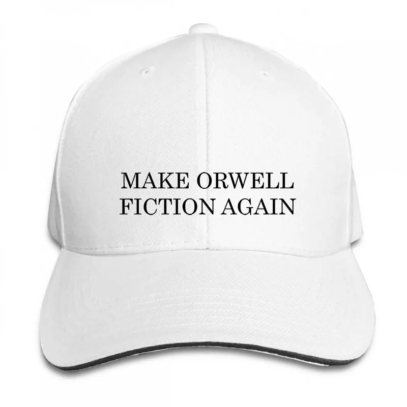 Бейсбольная кепка Orwell для мужчин и женщин, модная Регулируемая Кепка - Цвет: 2-White