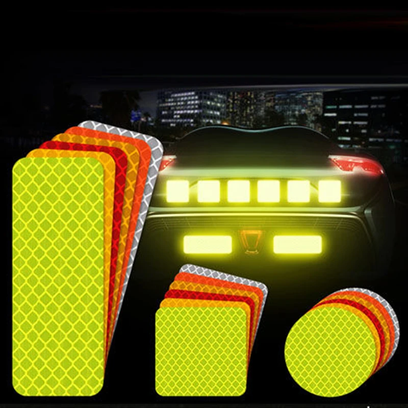 

Reflective Strip Warning Sticke safety motorbike tail warning wheel side stick moto decal strip motorcycle reflective sticker