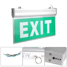 Светодиодный аварийный светильник 110-220V акриловый 3W 12 светодиодный s аварийная подсветка знака выход Индикатор безопасности