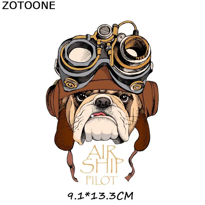 998 ZOTOONE милая собака мультфильм Железная на патч для детей наклейка на одежду DIY животных Тепловая аппликация передачи для футболки с принтом G - Цвет: 998