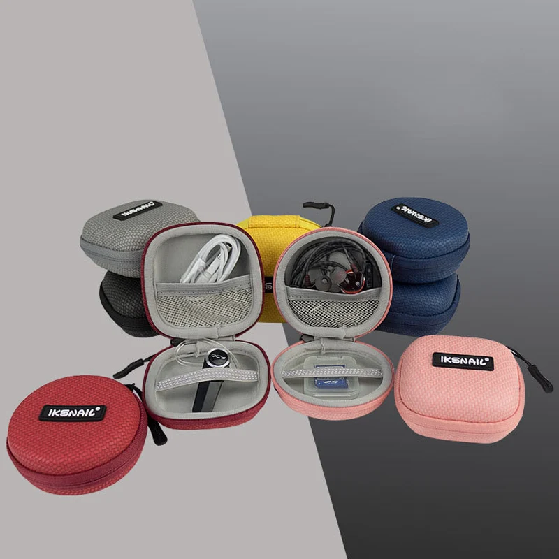 BalleenShiny круглая eva цифровые сумки для хранения милые портативные наушники USB кабель зарядное устройство опрятный мешочек Многофункциональный Органайзер