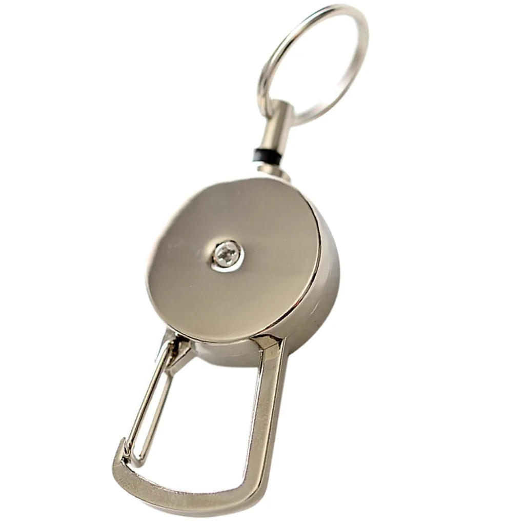 Металлический выдвижной брелок Recoil Keyring Heavy Duty w/23 6 дюймовый трос | Спорт и